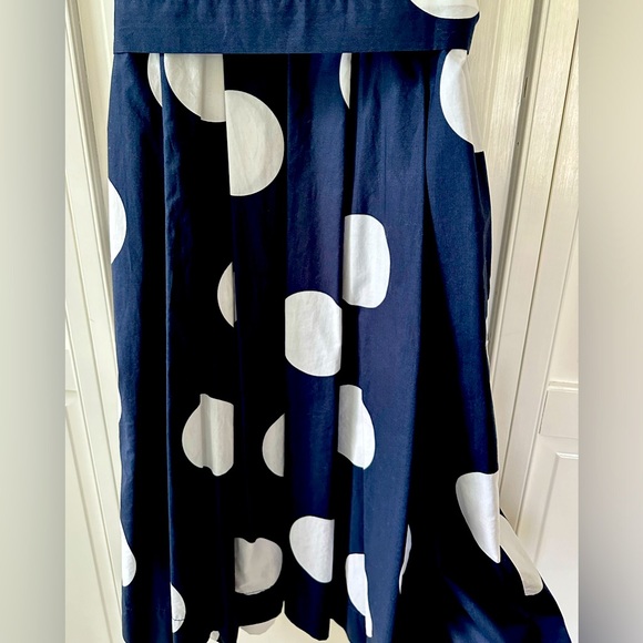 Navy/white Polka Dot Dress - Picture 4 of 5